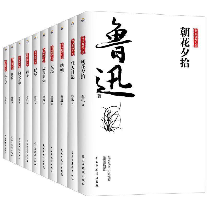 RT69包邮 鲁迅经典文集(全10册)民主与建设出版社有限责任公司文学图书书籍
