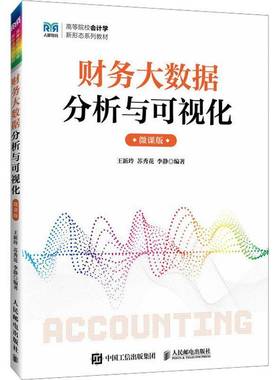 RT69包邮 财务大数据分析与可视化微课版人民邮电出版社经济图书书籍