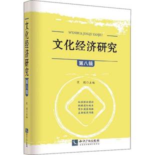 RT69包邮 文化经济研究:八辑知识产权出版社文化图书书籍