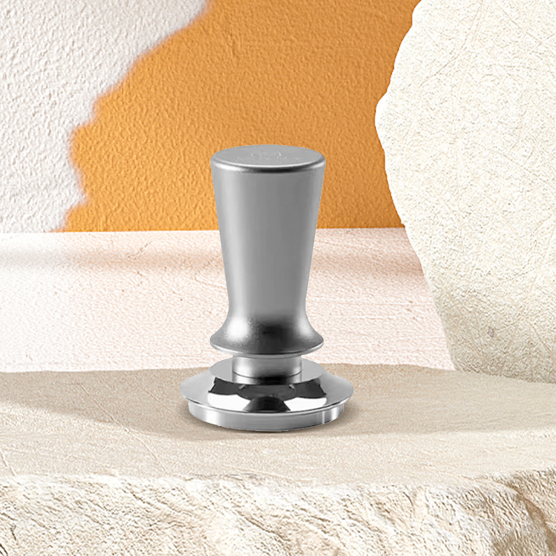 MUVNA意式咖啡机手柄压粉器304不锈钢水平恒定填压粉锤51/53/58mm