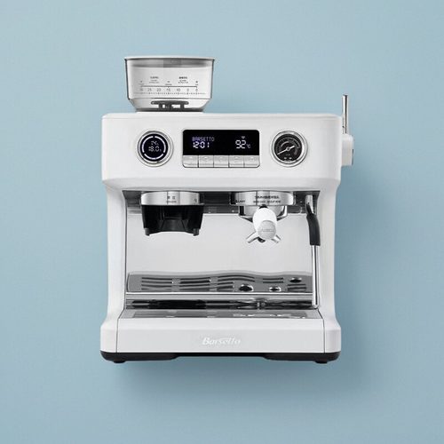 Barsetto/百胜图V1AP咖啡机 商用小型半自动家用意式研磨豆一体机