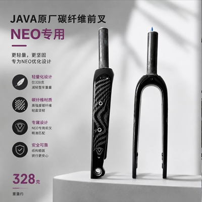 JAVA佳沃NEO专用碳纤维前叉T800碳布减震减重轻量化设计16寸20寸