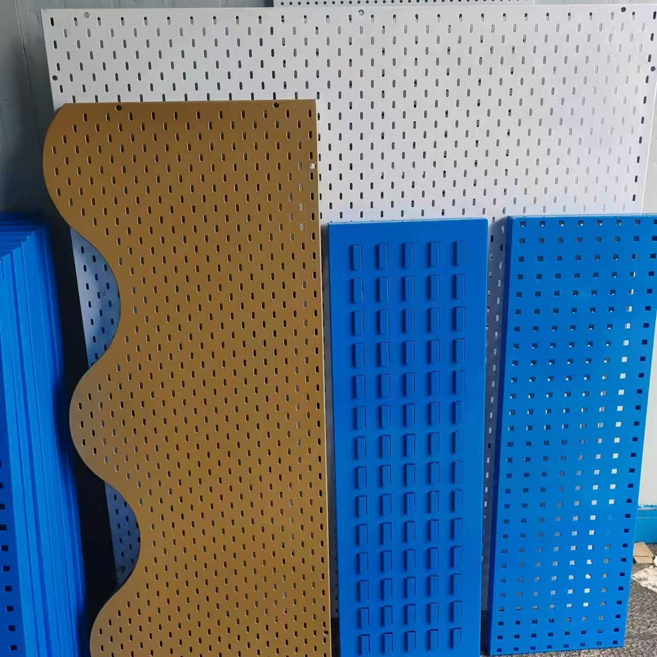 圆孔洞洞板上墙五金工具展示架