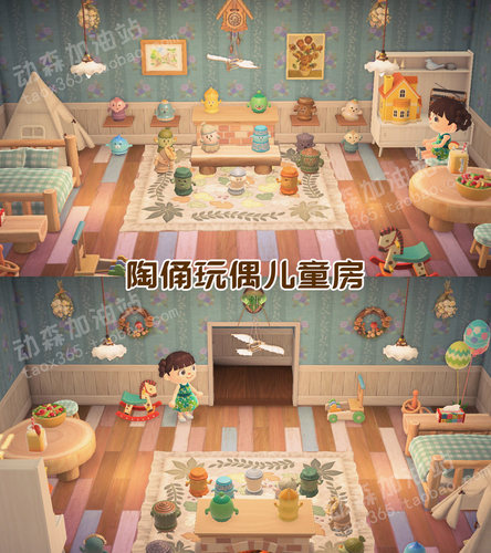 动森陶俑玩偶儿童房动物森友会