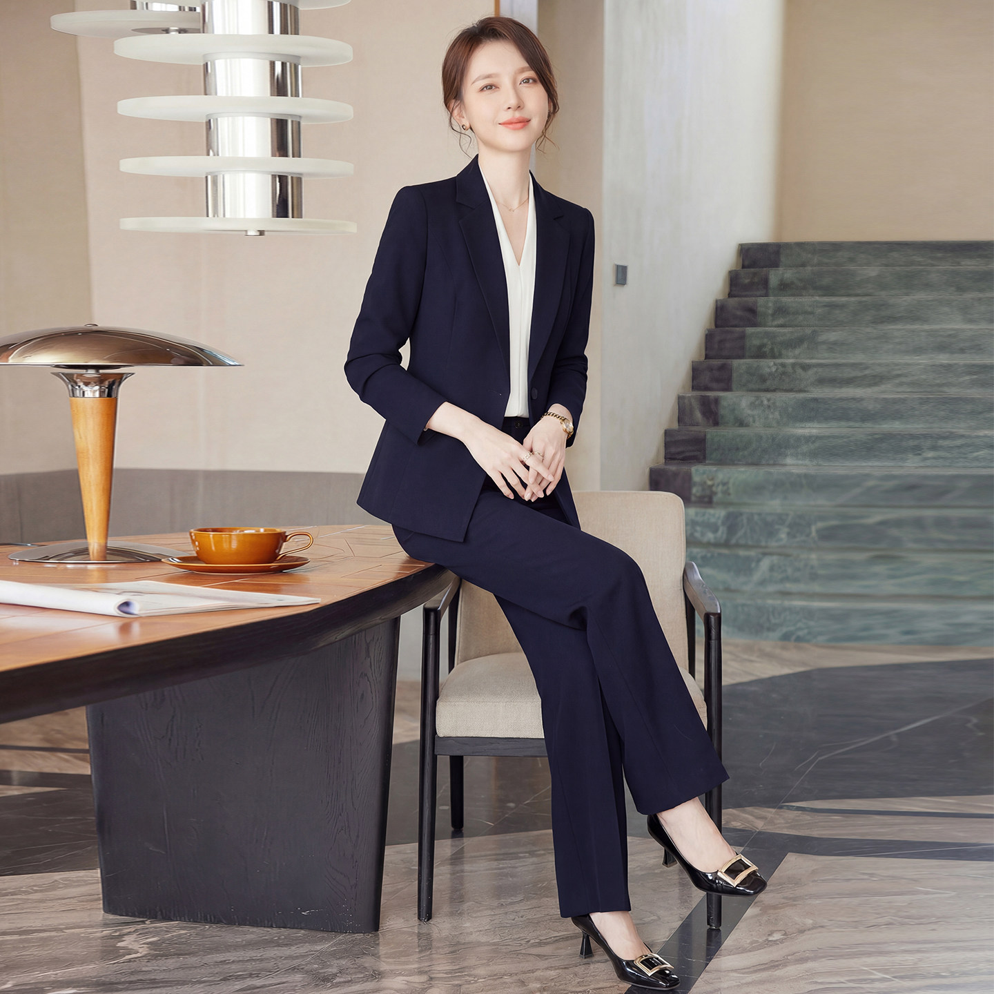 西装套装女2026新款时尚洋气气质干练女神范职业装西服正装工作服