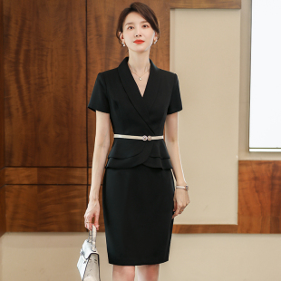 职业装 OL女士西服面试正装 女装 套裙工装 裙子工作服加分项 套装 夏季