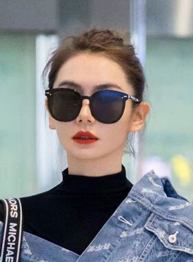 2026热销gm墨镜女高级感时尚方框太阳镜网红出街防紫外线太阳眼镜