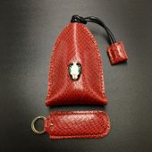 MCCULLAH特别款 奥迪A4A5奔驰C新E捷豹保时捷车钥匙套钥匙包真皮女