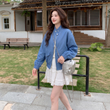 现货仿牛仔短外套女2C512-7012-P165-K258，女装短外套，昱喆服饰