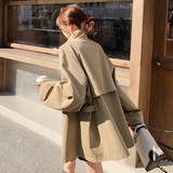 现货1962026春季短风衣外套女926新款P155控218，女装风衣，昱喆服饰