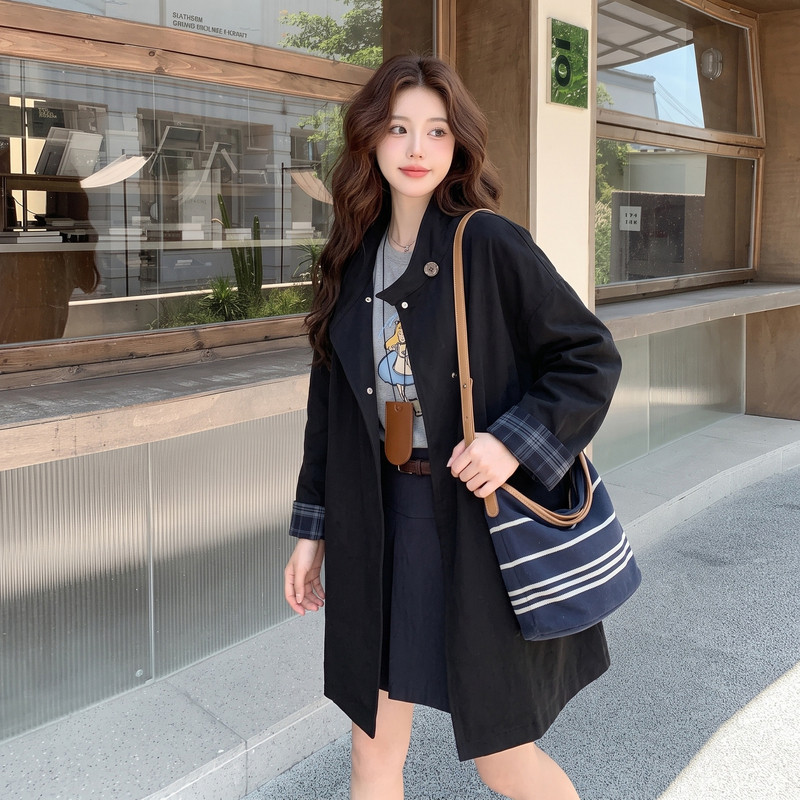 现货黑色休闲外套2C512-7001-P185-288,女装短外套,昱喆服饰