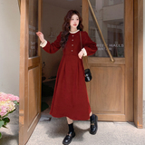 现货新款红色连衣裙女裙子2C512-906-P130-K188，女装连衣裙，昱喆服饰