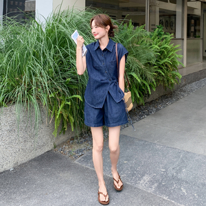 货到店 时尚套装牛仔套装两件套 2C512-7097-P145-控238，女装套装/套裙，昱喆服饰