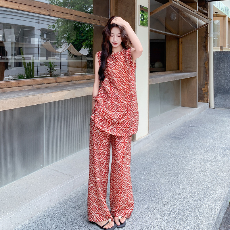时尚套装两件套2C512-7216-P170-控278,女装套装/套裙,昱喆服饰