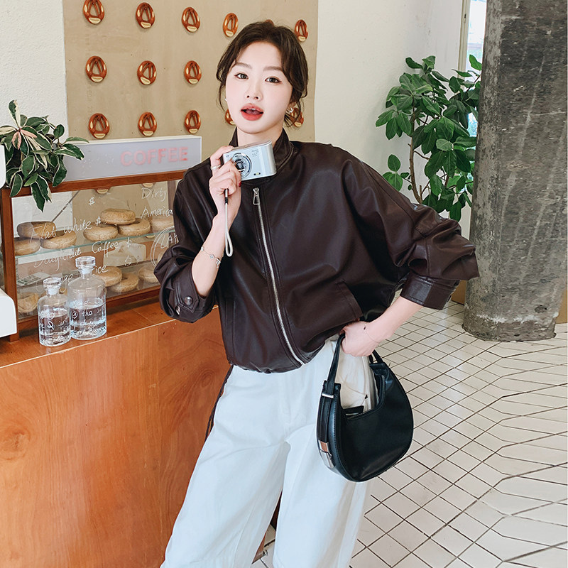 现货2C512春皮衣短外套女953K新P135控218,商品下架区,昱喆服饰