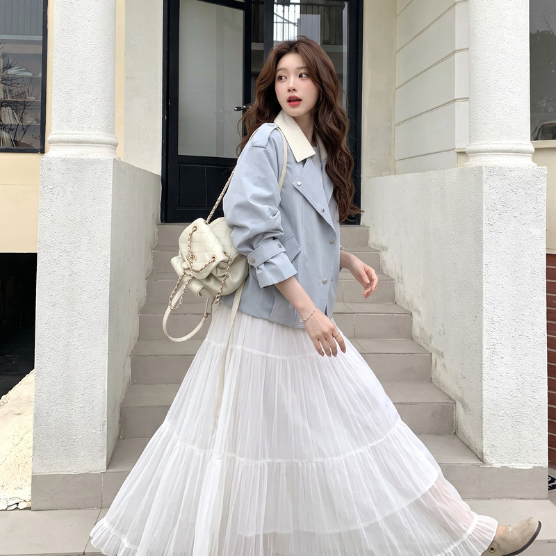 现货短外套女PU皮拼接2C512-7035-P165-K255,女装短外套,昱喆服饰