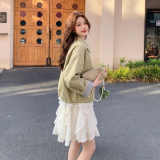 现货短外套女格子拼接2C512-7031K-P170-K265，女装短外套，昱喆服饰