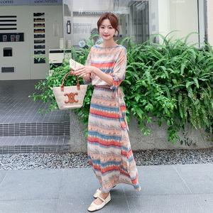 背带款不褪色透气军旅风连衣裙女装夏季气质海妖风碎花显瘦气质图片