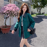 现货墨绿色短外套女2C512-7011-P175-K275，女装短外套，昱喆服饰