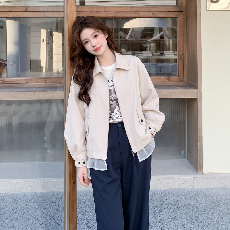 现货短外套女网纱拼接2C512-7027-P175-K288,女装套装/套裙,昱喆服饰