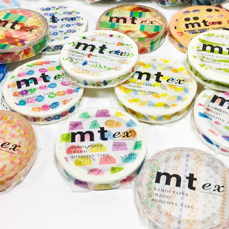mt和纸胶带  EX slim 7mm 极细款手账日程历装饰 可爱花草系