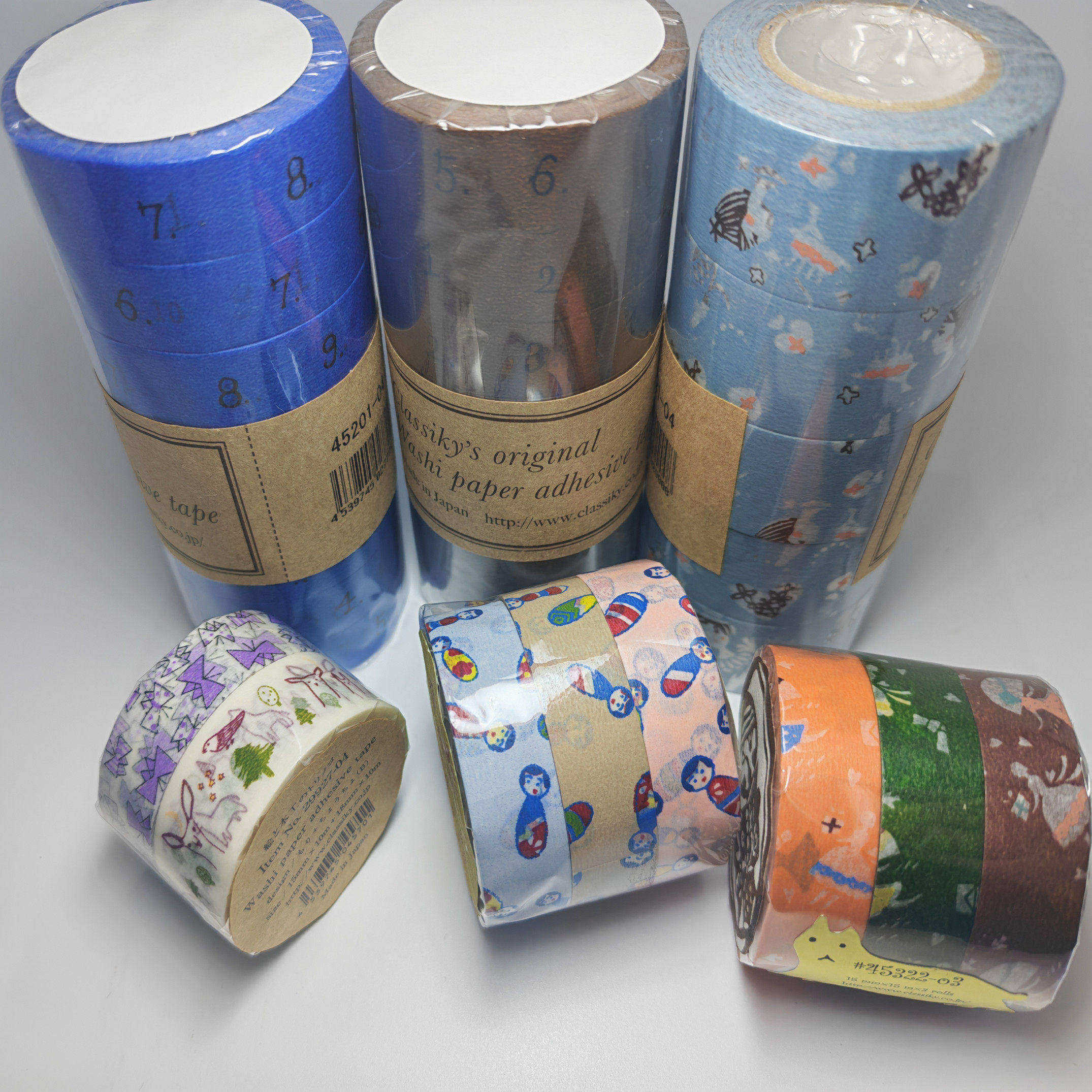 现货 日本 和纸胶带仓敷意匠计画室 井上阳子 数字 整卷无包装