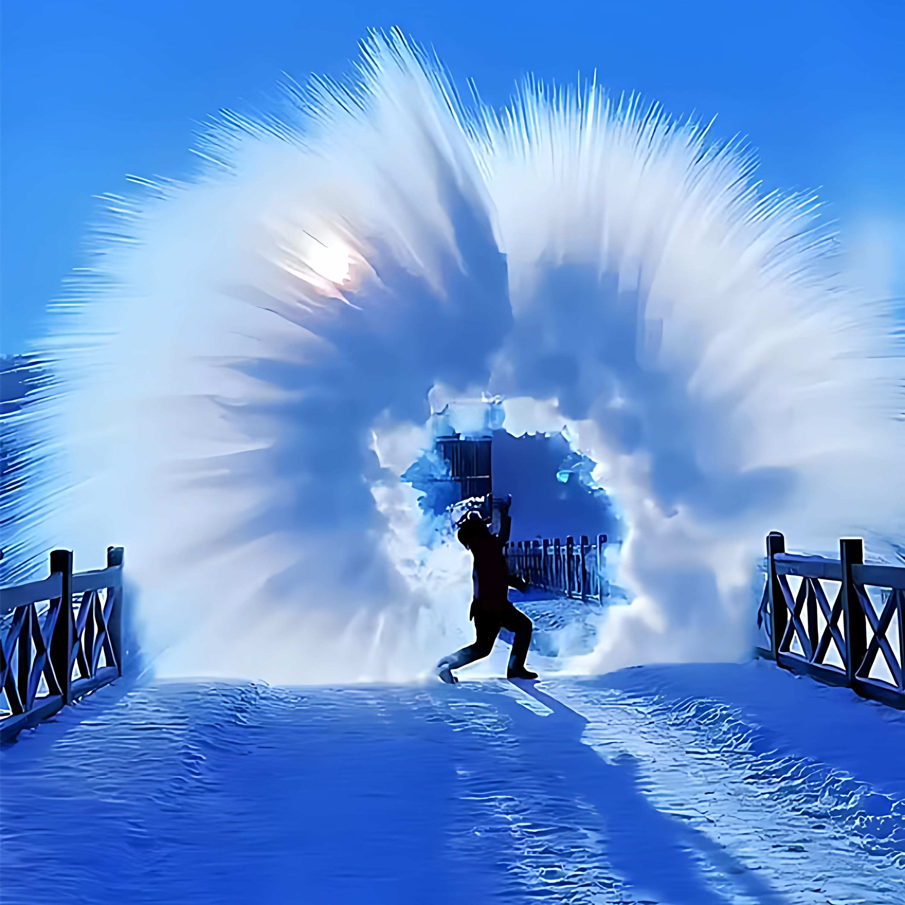 东北泼水成冰神器泼水玩具防烫伤水舀子泼水瓢雪产品网红玩具爆款