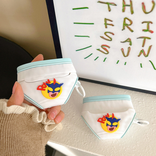 动感超人内裤适用三星Galaxy buds3 pro耳机壳充电仓盒可爱硅胶软恶搞蜡笔小新款SAMSUMG无线蓝牙buds3保护套