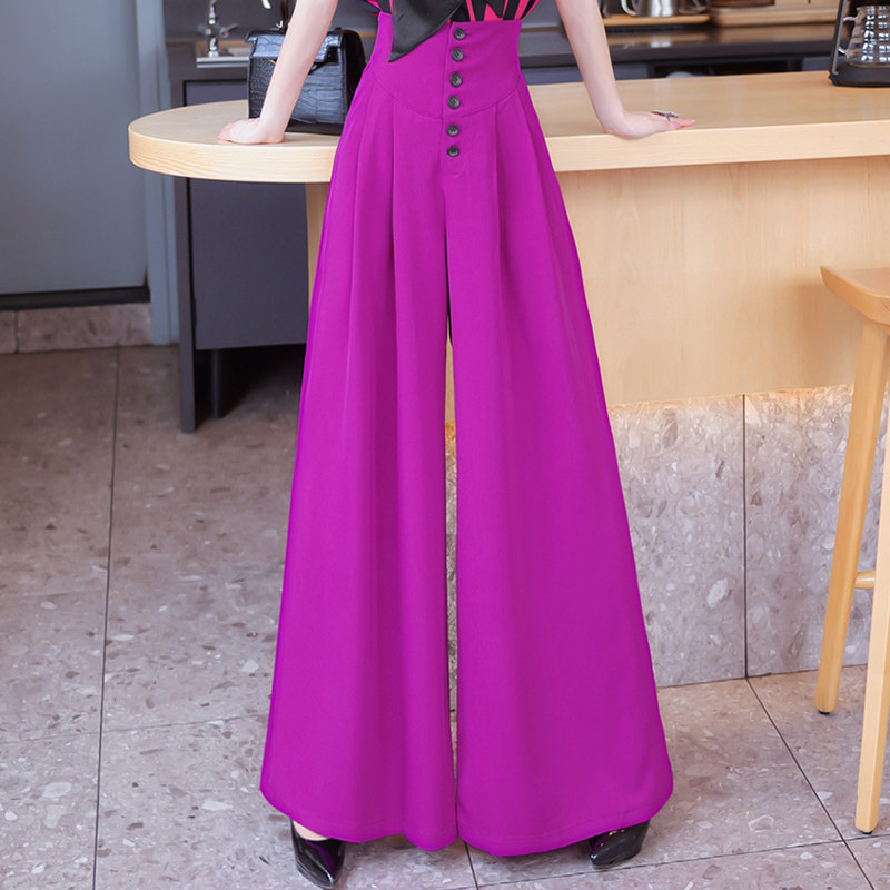 2025年新款春秋季大阔腿裤高腰冰丝裤子显瘦裙裤女士百搭垂感长裤,女装/女士精品,休闲裤,淘宝优惠券,粉丝福利购,淘宝优惠卷