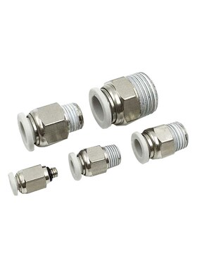 快速螺纹接头M6M8M10M12M16M2x0*2/0.75/1.0/1.25模具公制牙PC直