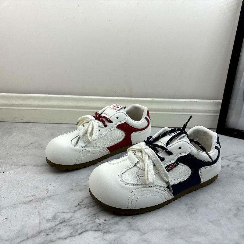 撤柜断码处理女鞋2026春季款时尚复古圆头交叉绑带休闲运动德训鞋,女鞋,德训鞋,淘宝优惠券,粉丝福利购,淘宝优惠卷