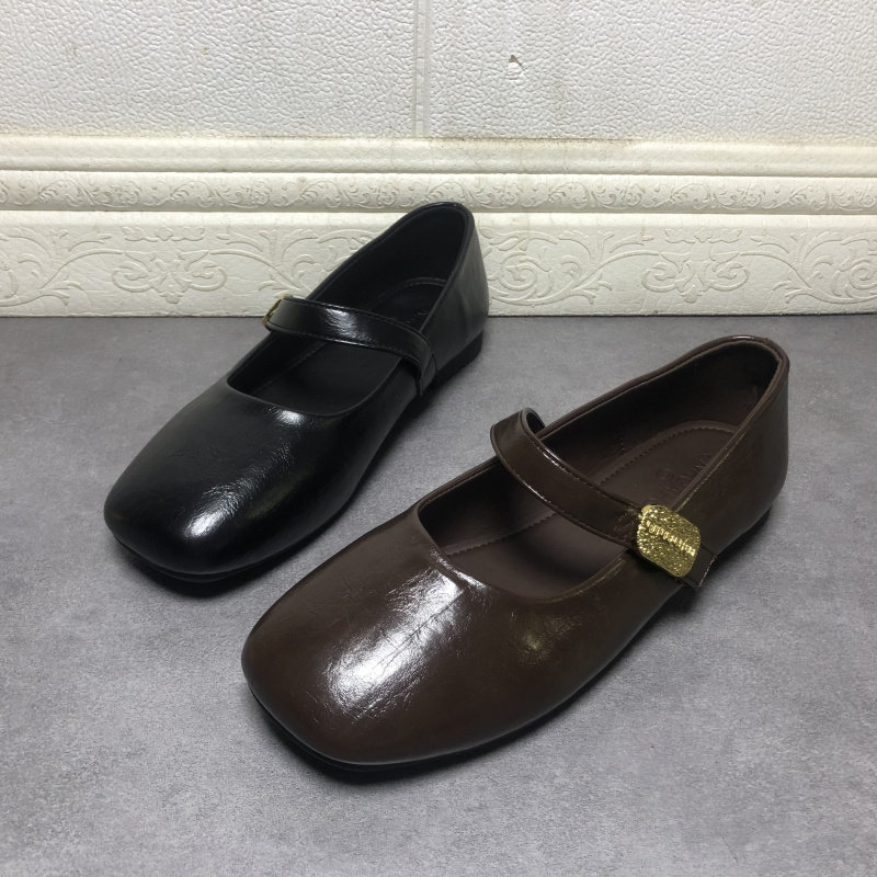 撤柜断码处理女鞋2026春季款时尚方头一字扣平底百搭舒适玛丽珍鞋,女鞋,玛丽珍鞋,淘宝优惠券,粉丝福利购,淘宝优惠卷