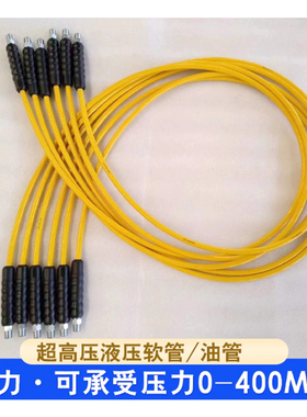 超高压油管树脂双联0-120Mpa耐压液压设备专用管钢丝缠绕液压软管