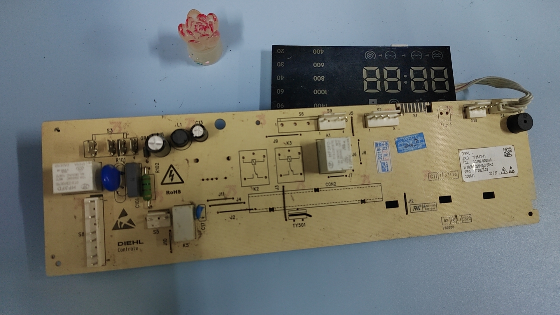 TCL滚筒洗衣机XQGM85-FD3011HBP 3104010008/.电脑板3C102-000019