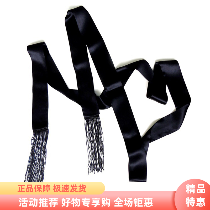 韩版时尚仿真丝长条百搭流苏小丝巾细飘带窄围巾领巾领带发带包带
