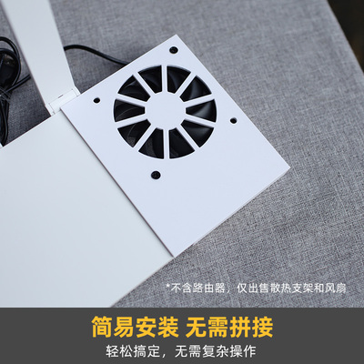 鼓风风扇侧边吹风快速降温