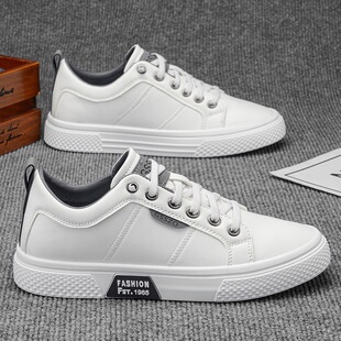 2026春夏新款 日常休闲小白鞋 透气百搭休闲男士 板鞋 一脚蹬经典 男鞋