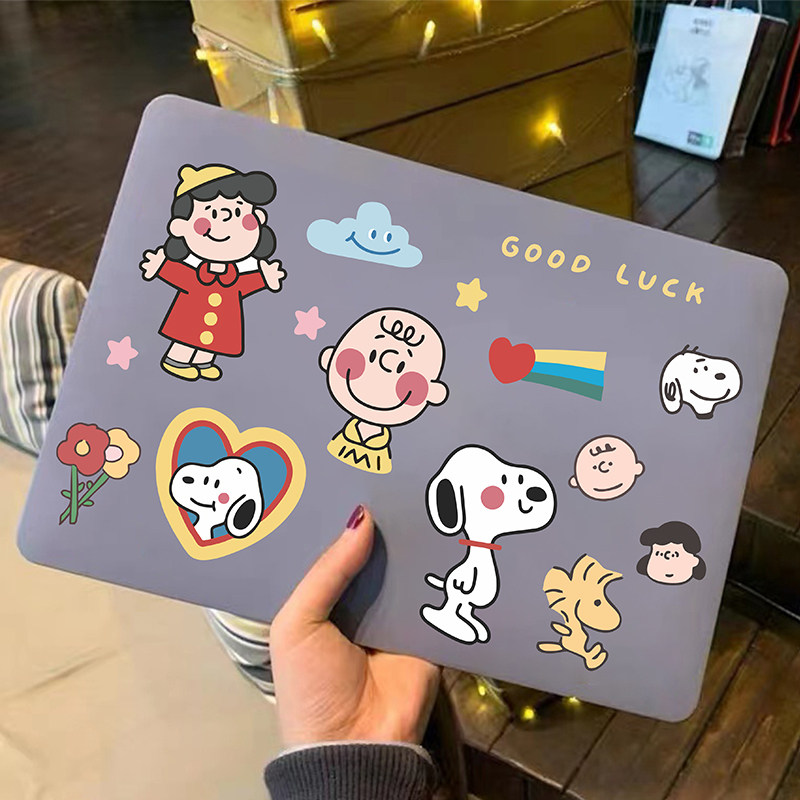 卡通史努比笔记本电脑贴纸水杯ipad吉他电瓶车旅行箱装饰贴画防水
