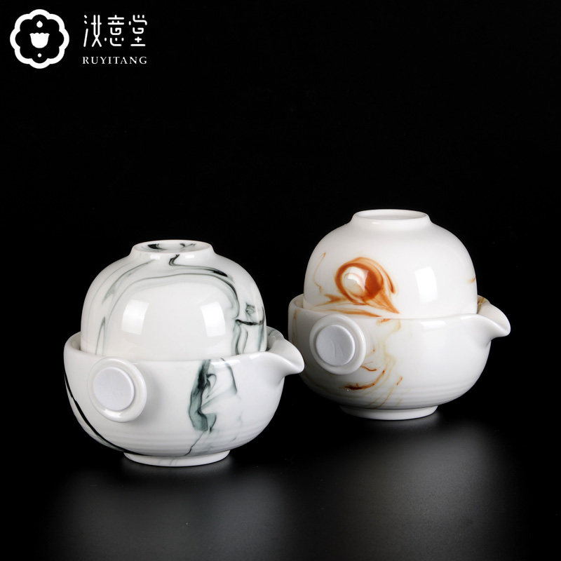 originality Chinese style ceramics KuaiKe 11 Single travel Travel? Portable tea set Officein the Tableware , Tea set , Kung Fu Tea  category - from Buy2taobao.com to provide professional Taobao agent buy service