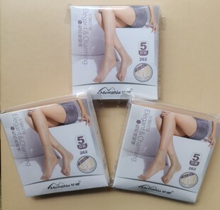 5包包邮梦娜丝袜女超薄包芯丝短丝袜四季袜子防勾丝春秋薄款肤色