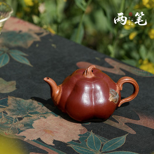 紫砂壶家用小茶壶手工南瓜壶