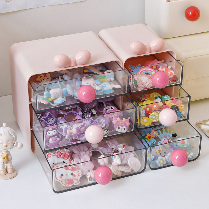 儿童发饰收纳盒宝宝发夹发箍皮筋头绳头饰整理盒女孩首饰盒饰品盒,收纳整理,首饰盒,淘宝优惠券,粉丝福利购,淘宝优惠卷