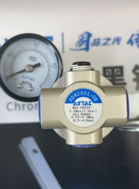 亚德客微型减压阀SDR100M5L1 SDR10006L1 SDR20006L1 SDR20008L1