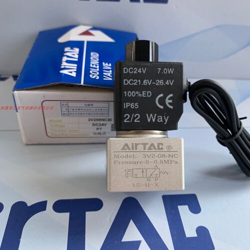 AirTAC亚德客电磁阀3V208NCAI 3V208NCBI 3V2-08-NC  3V208NCFI