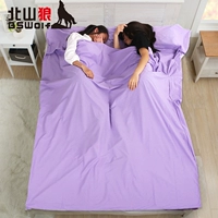 Beishan Wolf ngoài trời cotton mỏng túi ngủ lót bốn mùa dày đơn đôi khách sạn trong nhà khách sạn thuận tiện trên bẩn - Túi ngủ túi ngủ dã ngoại
