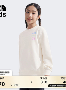 北面童装儿童男女印花长袖休闲卫衣户外春款TheNorthFace|8DCM