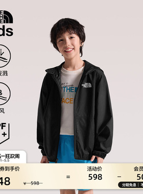 北面儿童防晒衣户外多效衣男女Cyclone防风溯水TheNorthFace|8ANM
