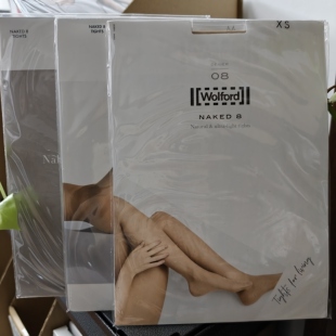 奥地利Wolford Naked 8丝滑拉伸尼龙T裆纯尼龙连裤袜10448