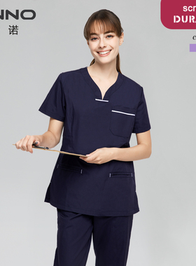安诺手术服洗手衣儿童护理牙医生工服护士服短袖手术室隔离衣