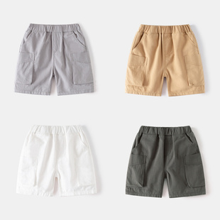 宝宝休闲中裤 男童五分裤 韩版 儿童短裤 20252025夏季 子童装 新款